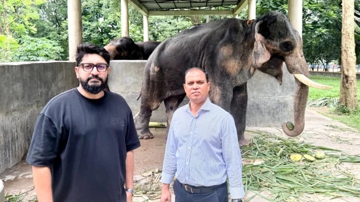বগুড়া থেকে উদ্ধার ‘বাদশাহ বাহাদুর’কে দেখতে চিড়িয়াখানায় প্রধানমন্ত্রীর প্রতিনিধিদল