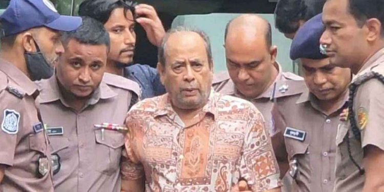 সাবেক রাষ্ট্রপতি জিয়াউর রহমান হত্যা মামলার আসামি মোজাফফর ট্রাইব্যুনালে