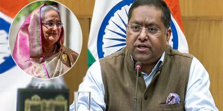 শেখ হাসিনার বক্তব্য দেওয়ার প্রসঙ্গে অবস্থান স্পষ্ট করল ভারত