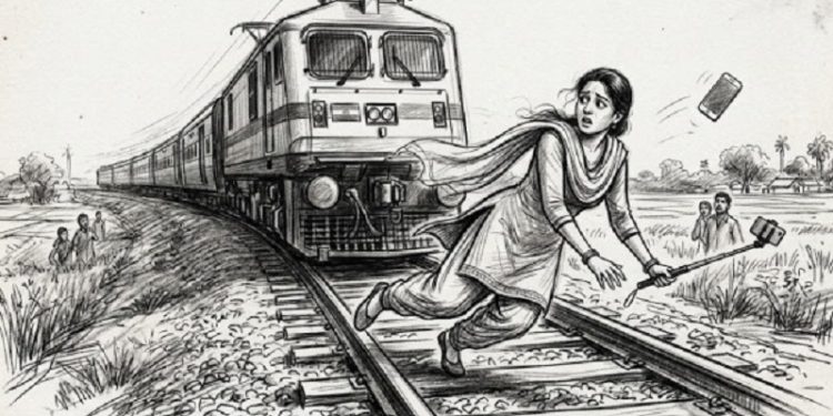 ভারতে রিল ভিডিও বানাতে গিয়ে ট্রেনের ধাক্কায় দুই হাতই হারালেন তরুণী