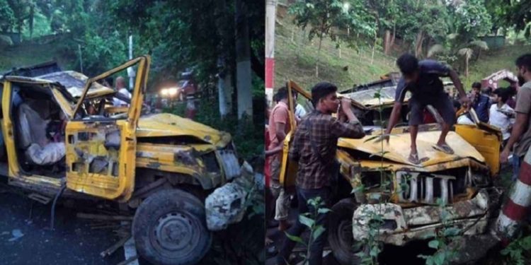 রাঙ্গামাটিতে পিকআপ উল্টে নিহত ৪