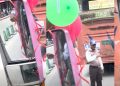 প্রথম দিনেই পিংক বাসে ধাক্কা, জরিমানা গুনল বলাকা
