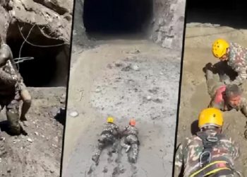 নেপালে সুড়ঙ্গে আটকা পড়া শ্রমিকদের বাঁচিয়ে রাখতে পাম্প করা হচ্ছে বাতাস