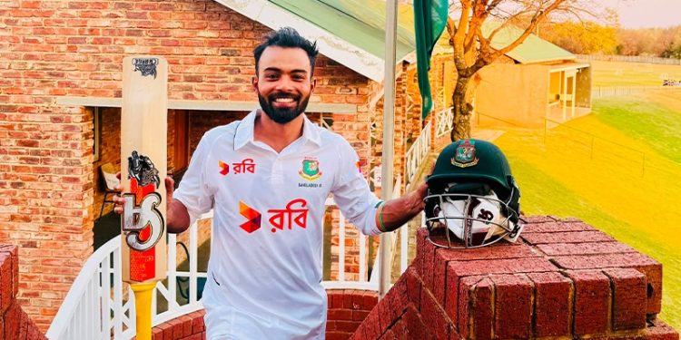 বাংলাদেশের বিশ্বজয়ের মাঠে হৃদয়ের ট্রিপল সেঞ্চুরি