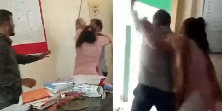 স্কুলে মারামারি করা সেই দুই শিক্ষক সম্পর্কে স্বামী-স্ত্রী, একসঙ্গে বদলির সুপারিশ