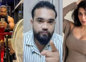 ‘থাপ্পড়ম্যান’ শাহজালাল রুমিকে চুমুর বার্তা দিলেন নায়লা নাঈম