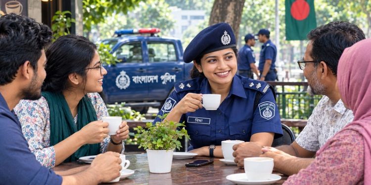 আজ পুলিশের সঙ্গে এক কাপ কফি খাওয়ার দিন